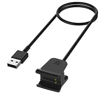 Kissmart Charger for Fitbit Alta HR, Replacement USB Charging Cable Cord Clip for Fitbit Alta HR Fitness Activity Tracker 1m/3.3ft