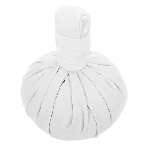 ROMISBABA Bola De Moxa Para Masaje 1 Unidad Grande Blanca Paquete Multifuncional Compresa Caliente Portátil Uso Casa y Viaje Bienestar Natural Tradicional Terapia De Salud