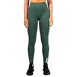SMILODOX Damen Seamless Leggings Cayla - Nachhaltige Lange Hose im Stretch fit mit high Waist Bund, Größe:XS, Color:Grün