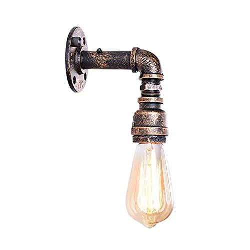 Lampe murale style ndustrial rétro fer forgé pour chambre et couloir