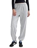 PUMIEY Womens Sweatpants Grey Baggy Joggers Pants Casual Workout Sweat Pants, Heather Grey Small