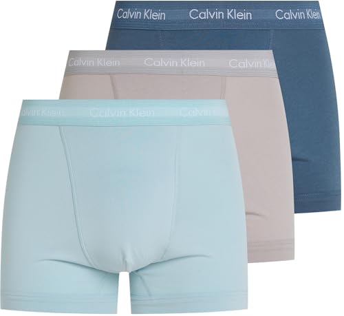 Image of Calvin Klein CK-001 Men's Trunks Underwear Low Rise Trunks 3 Pack Set