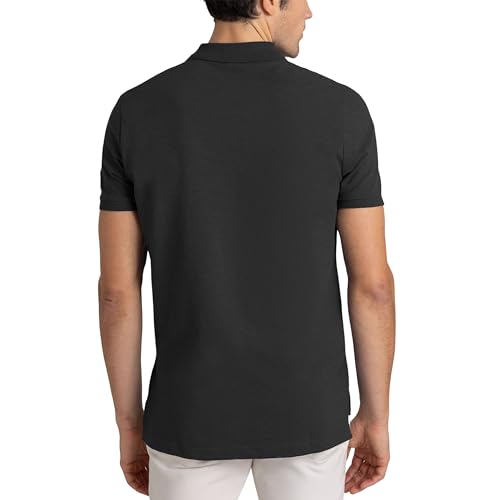Image of U.S. POLO ASSN. Men Cotton Regular Fit Solid Polo With Small Pony | Two-Button Closure Pique Polo Shirt, Summer Fashion Golf Shirt