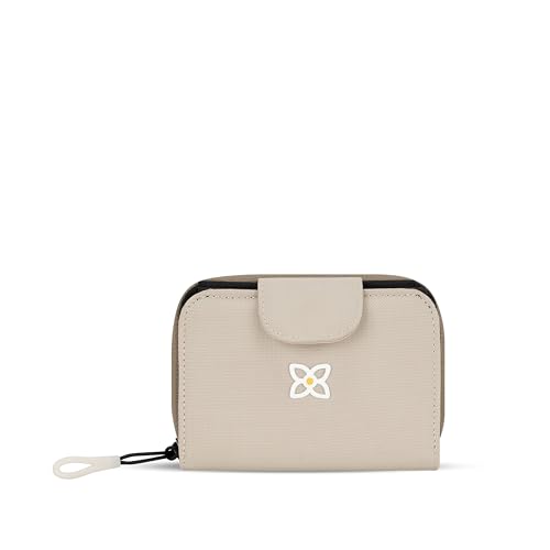 Image of Sherpani Barcelona, Nylon Bifold Zipper Pocket Wallet for Women, Travel Bag, RFID Protection