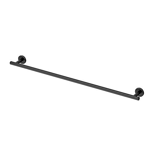 Image of Gatco 4240AMX Latitude II 30-Inch Towel Bar, Wall Mounted Bathroom Towel Holder, Matte Black