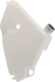 GZYF Depósito de agua para motocicleta, color blanco, refrigerante de desbordamiento de radiador ABS para Kawasaki ZX-10R 06-07