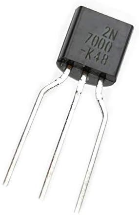 FAIRCHILD SEMICONDUCTOR 2N7000 N CHANNEL MOSFET, 60V, 200mA, TO-92 (10 pieces)