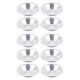 FUNNETOYU 10 Stück 10 teiliges Aluminiumlegierung Törtchen Förmchen...