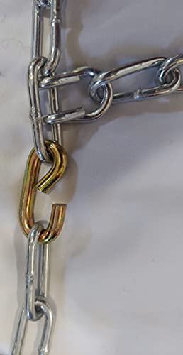 Grizzlar Gtu-240 Garden Tractor Snowblower 2 Link Ladder Alloy Tire Chains Tensioner Included 4.00/4.80-8 4.80-8 4.00-8 #TOP4