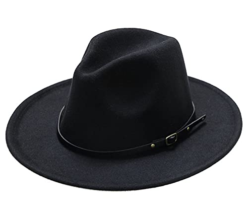 Kids Girls-Fedora-Hats For Boys Vintage Wide-Brim Bowler-Cap Classic Solid Belt Fedoras Caps 8-16 Years #TOP18