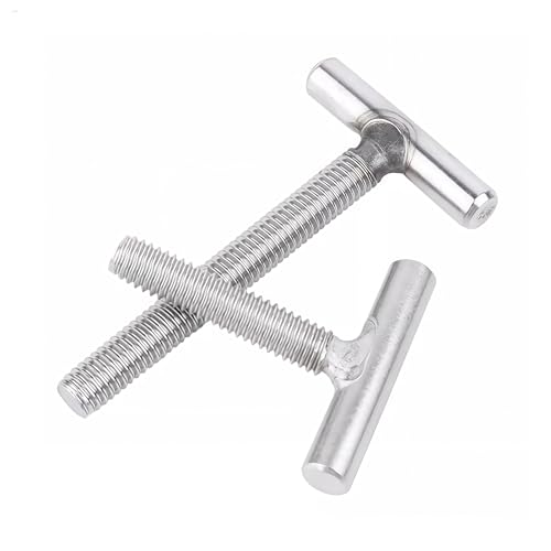 304 Stainless Steel T Shaped Welding Bolt 1/2/5Pcs M4 M5 M6 M8 M10 M12 M14 M16, use for Industrial Fastener Hardware Fitting(30mm,M6-5pcs)