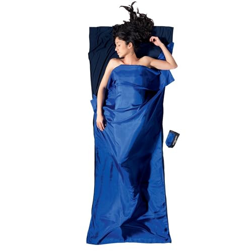 COCOON Ripstop Thermolite Dual Liner TravelSheet - Ultramarine Blue