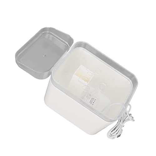Fuente de Agua para Gatos 2 en 1 Miskall Blanco miniatura 2