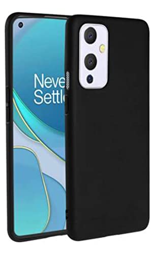 Image of Mobile Back Cover Case for Oneplus 9 | One Plus 9 | 1+9 (Silicone Case|CameraProtection|Black SC1510)