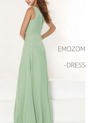 Junior Bridesmaid Dress, Girls' Special Occasion Dresses, Chiffon Wedding One Shoulder Floor-Length Party Dresses3