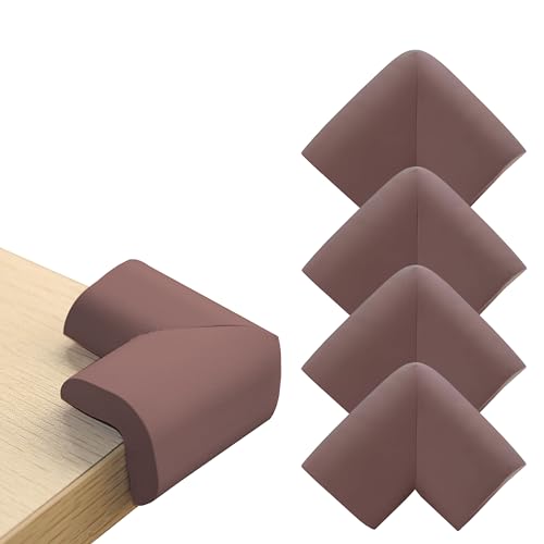 Safety Corner Protector 4 Pcs Brown