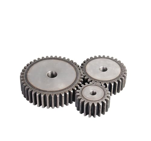 Bevel Gear Pinion Hardware Mechanical 1pcs 1.5 Mode Spur Gear Steel 28-43 Teeth Thickness 15mm High Frequency Hardening of Teeth Industrial Drive Motor Gears 1.5M(36 Teeth-OD 57mm)