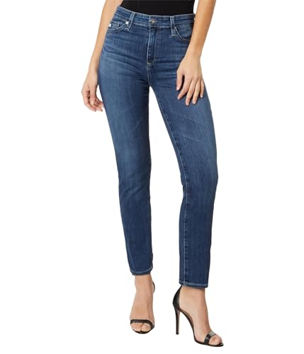 AG Women's Mari High Rise Slim Straight in Aura