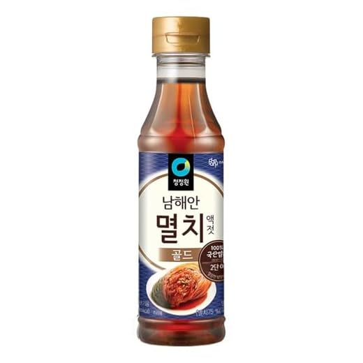 Premium Anchovy Fish Sauce Gold (Small 1.1 lb) By Chung-jung-one
