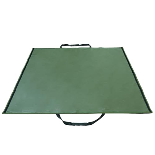 Colector de desechos de jardín plegable que soluciona el almacenamiento de hojas secas 4