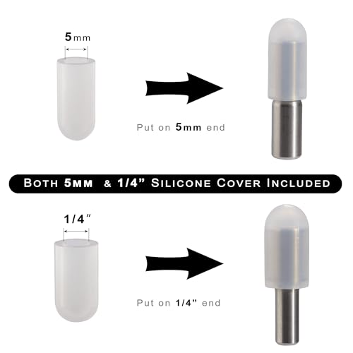 Whitesnow 5Mm 1/4 Inch Stainless Steel Metal Shelf Pegs Pins Replacement Kitchen Cabinet Shelves Support Holders For Bookshelf Bookcase Cupboard Adjustable Wood Glass Shelving thumb #3