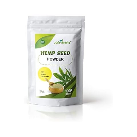 Hemp Seed Powder 250G | HIGH Protein. ADD to Salads, Cereals, Fruit Strips, JUICES and Baking Recipes Cover