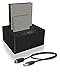 Produktbild ICY BOX IB-121CL-C31 2-Fach Dockingstation für 2,5 Zoll und 3,5 Zoll SATA Festplatten und SSD, USB 3.1 Type-C (Gen 2, 10 Gbit/s), Klonfunktion