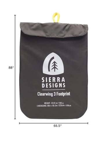 Sierra Designs Clearwing 3 Footprint ligero para camping miniatura 4