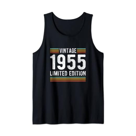 Vintage 1955 Edición Limitada 67 Años Cumpleaños 67 Camiseta sin Mangas