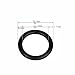 5 Pcs,O-Ring Seal,Nitrile Rubber O-Rings, Oil& Fuel Resistant Seals for Industrial Applications(3.53 x 95.6 x 102.66 mm)