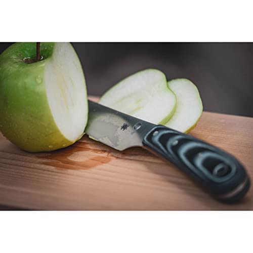 Spyderco FB46GP Bow River Fixed Blade Utility Knife With 4.40 Inch 8Cr13Mov Stainless Steel Blade And Premium Handcrafted Leather Sheath thumb #6