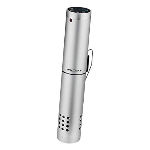 ProfiCook PC-SV 1159 WiFi-Sous Vide Garer // WLAN-funktion//inkl. Automatiska program för exakt matlagning// inklusive sous vide receptdatabasen // aluminiumhölje// vattentät
