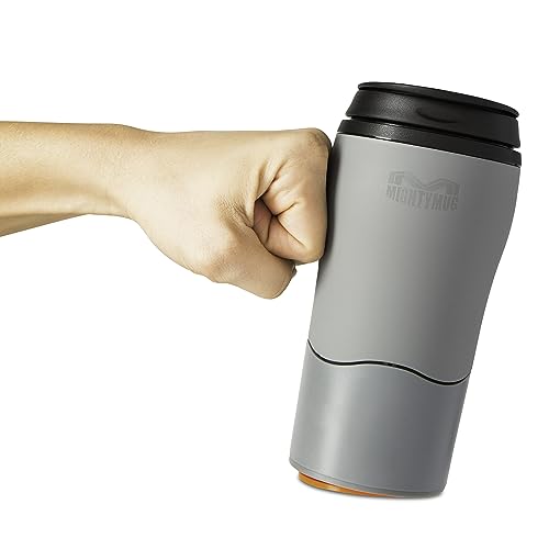 Mighty Mug Mighty Mug Plastic Travel Mug, No Spill Double Wall Tumbler, Cold/Hot, Cup-Holder Friendly,...