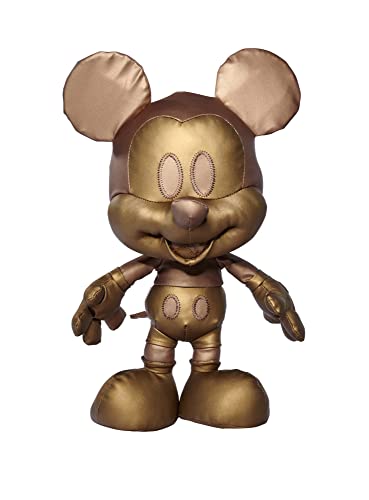 Simba 6315870313 Disney Bronze Mickey Mouse, April Edition, Amazon Exclusive, 35 Cm Plush Figure In Gift Box, Special, Limited Edition Collectible, Soft Toy Suitable For Children From Birth #TOP1