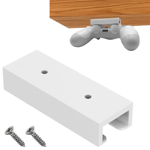 AllBright コントローラー収納スタンド コントローラーホルダー ゲームコントローラー 机下 収納 PS5 PS4 横入れ ネジ留め式