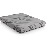 HUYYA Modern Memory Foam 8-Inch Firm Memory Foam Mattress for Adults - Medium Firm Sleeping Surface with Responsive Support, King Queen Twin XL Sizes, Adjustable Bed Compatible,Gray
