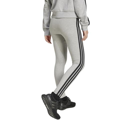 Legging adidas Essentials pour femme gris taille M en coton confortable - 3