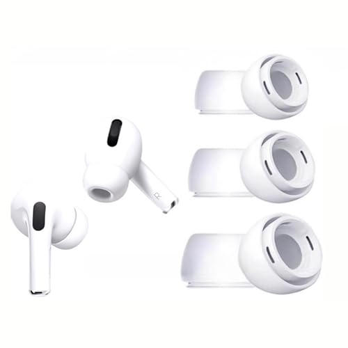 AirPods Pro 本体＆両耳、箱、未使用のLサイズイヤーピース付き S M L サイズ セット】 イヤーピース AirPods Pro 対応 シリコン