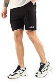 FILA Herren Amir Shorts Up Sportshorts, Schwarz (Black 2), W35 (Herstellergröße: L)