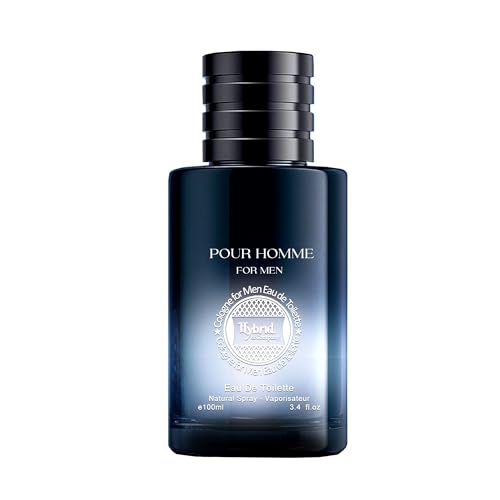 Hybrid & Company SG Cologne for Men Eau De Toilette Natural Spray Masculine Scent 3.4 Fl Oz