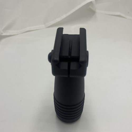 HOUSON Airsoft FrontGriff, Nylon Ergonomischer Griff Taktischer Griff Vertikaler Griff für 20mm Picatinny Schiene Montage (Runden) Schwarz