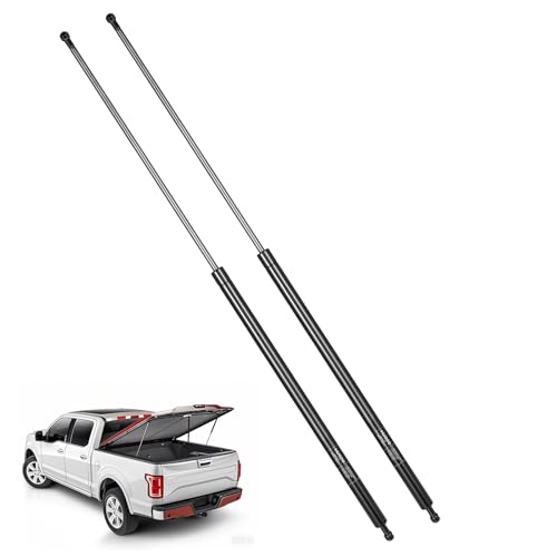 ST280M250 HUOPO 28 inch 250 lb/1112 N Gas Struts Shocks 28" Lift Support for Tonneau Cover Truck Undercover Pickup Heavy Truck Bed Lid Queen Size Mattress Overhead Door 100250,2pcs