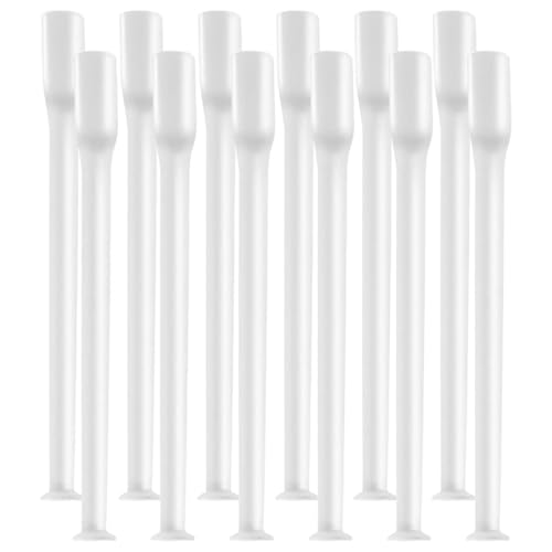 HASTHIP® 12Pcs Candle Wick Holder Wick Centering Tools, Wick Placing Tube for Anchoring Wick, Prevent Off Center, Candle Wick Holder Pin Wick Sustainer Stick for DIY Scented Candle Making