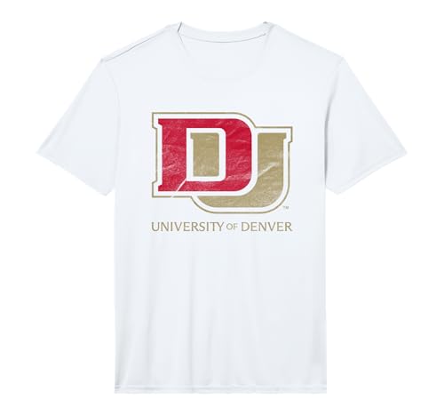 University of Denver Pioneers Distressed Primary Performance T-Shirt