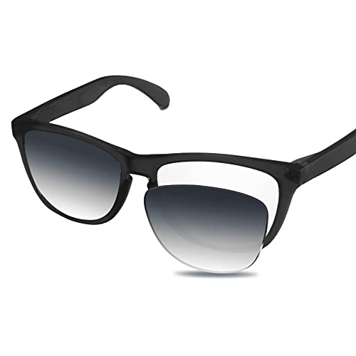 Image of 100% Precise-Fit Replacement Sunglass Lenses Compatible with Oakley Frogskins OO9013 55mm