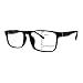 ProEyes Concord, Big Men Progressive Blue Light Blocking Readers, Anti-Reflective, 0 Power on Top Lens (Black, 1.25)