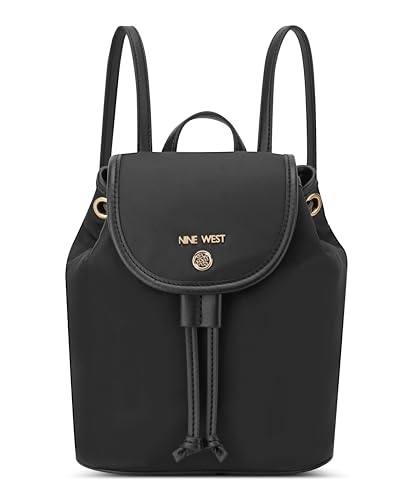 Sac à dos femme Nine West noir, sac à main fourre-tout et designer Yoon