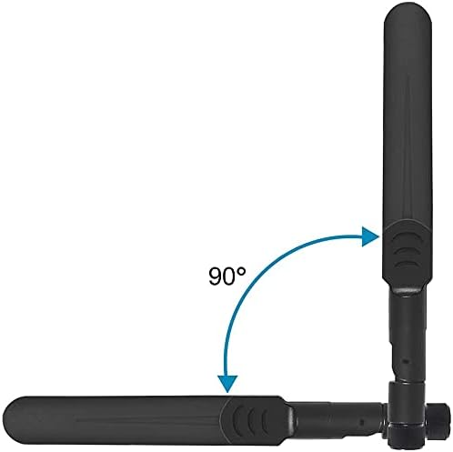 RUNCCI YUN 2 PCS 8dBi 24 GHz 5 GHz WiFi Antenna RP SMA Maschio per WiFiWLAN3G