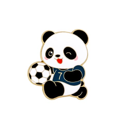 Image of Panda Cute Oil Dripping Panda Brooch Outdoors Lapel Pins Badge Brooch Pins (Bro000001)