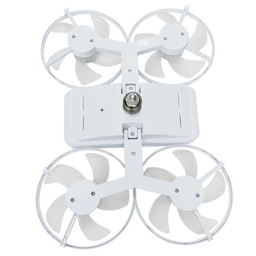 Ventilateur de plafond avec lumières LED E27 et télécommande pour chambre